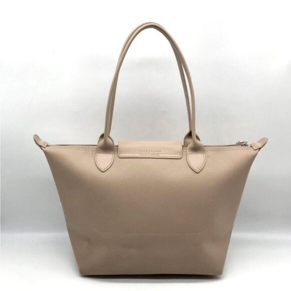 Longchamp Le Pliage City shoulder tote bag in the color taupe Large - Picture 2 of 16
